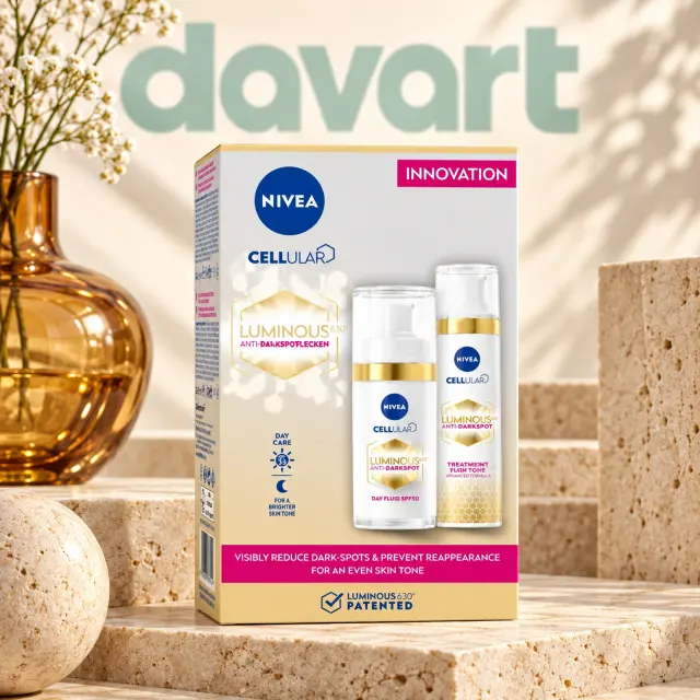 NIVEA CC Cellular Luminous 2 pcs · Crema 40 ml + Ser 30 ml, 2 buc., imagine de referință