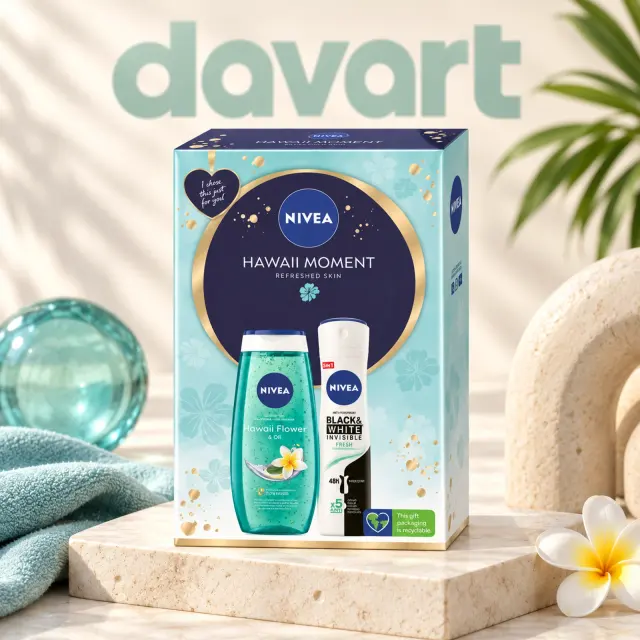 NIVEA CC Hawaii Moment 2 pcs · Gd 250 ml + Deo 150 ml, 2 buc., imagine de referință