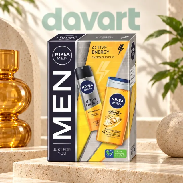 NIVEA CC Active Energy 2 pcs · Deo 150 ml + Gd 250 ml, 2 buc., imagine de referință