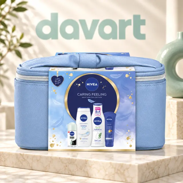 NIVEA CC Caring Feeling 4 pcs · Lotiune 250 ml + Gd 250 ml + Roll On 50 ml + Crema 100 ml, 4 buc., imagine de referință