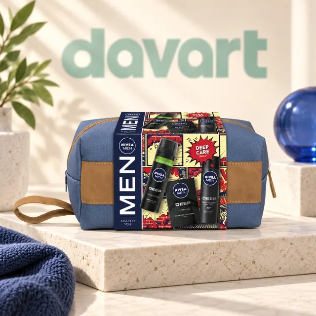 NIVEA CC Deep Care 3 pcs · Lotiune 100 ml + Gel 200 ml + Deo 150 ml, 3 buc., imagine de referință