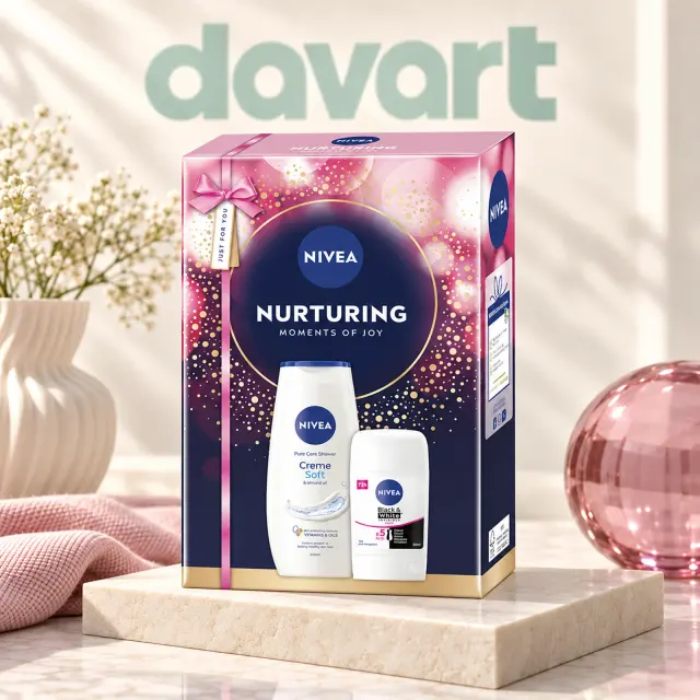 NIVEA Caseta Cadou 2/set · Nurturing - Gd 250 ml + Stick, 2 buc., imagine de referință