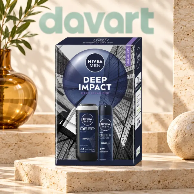 NIVEA CC Deep Impact 2 pcs · Gd 250 ml + Deo 150 ml, 2 buc., imagine de referință