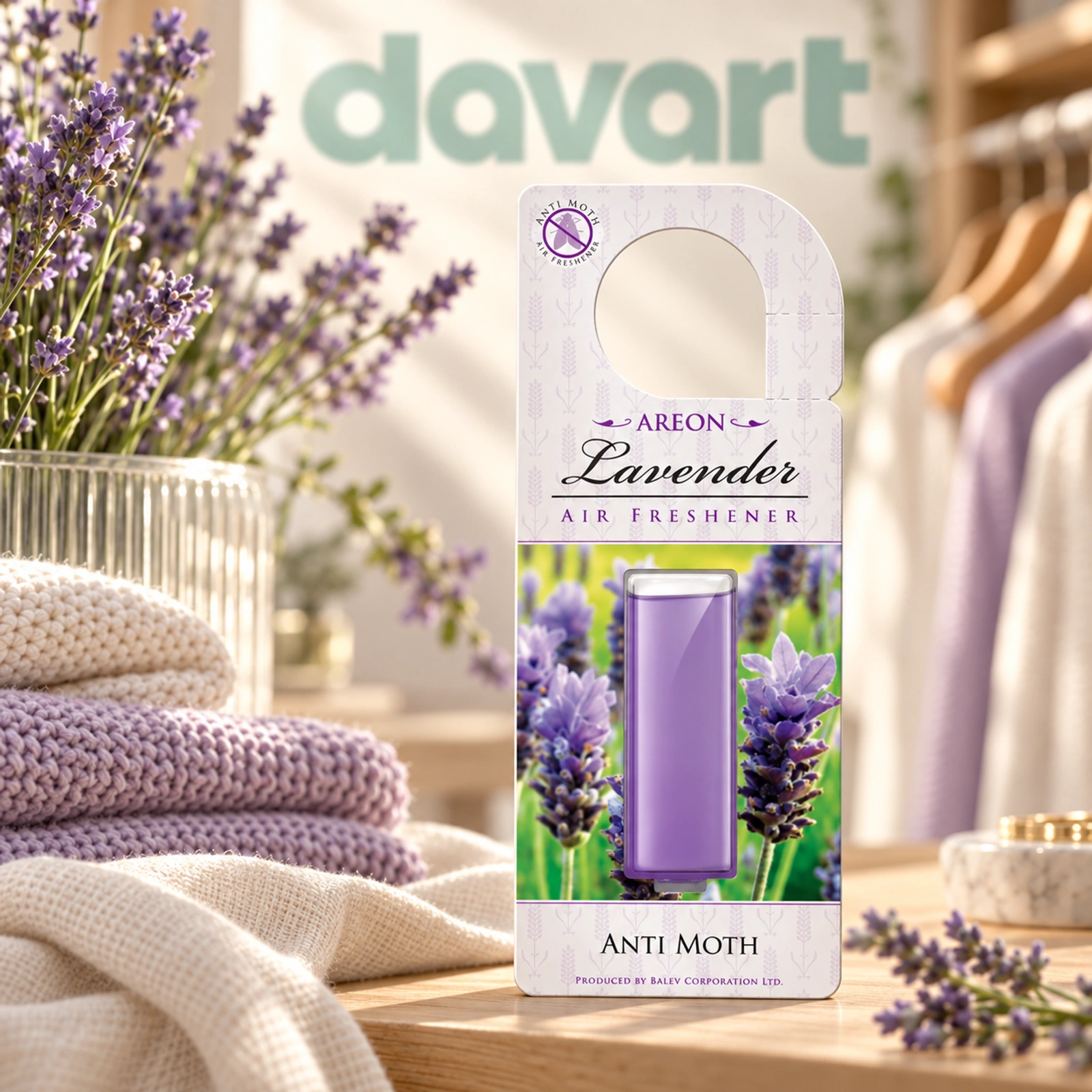 Areon Hanger Odorizant Gel Antimolie Lavanda, Format de verificat, imagine de referință