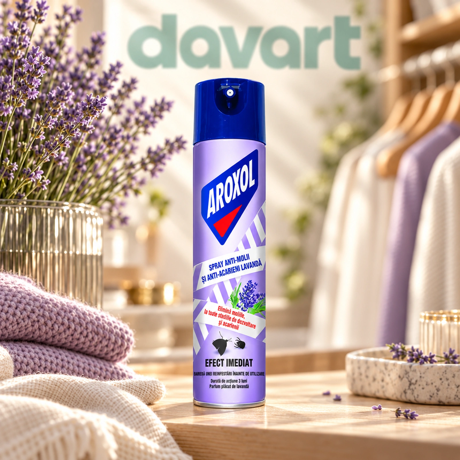 Aroxol Spray Molii Metro, 250 ml, imagine de referință