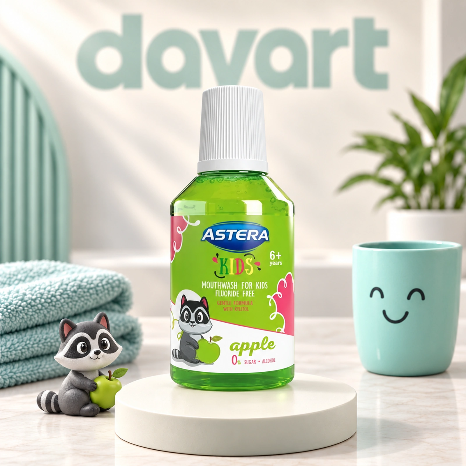 Astera Kids Apă de Gură 300 ml · Apple, 300 ml, imagine de referință