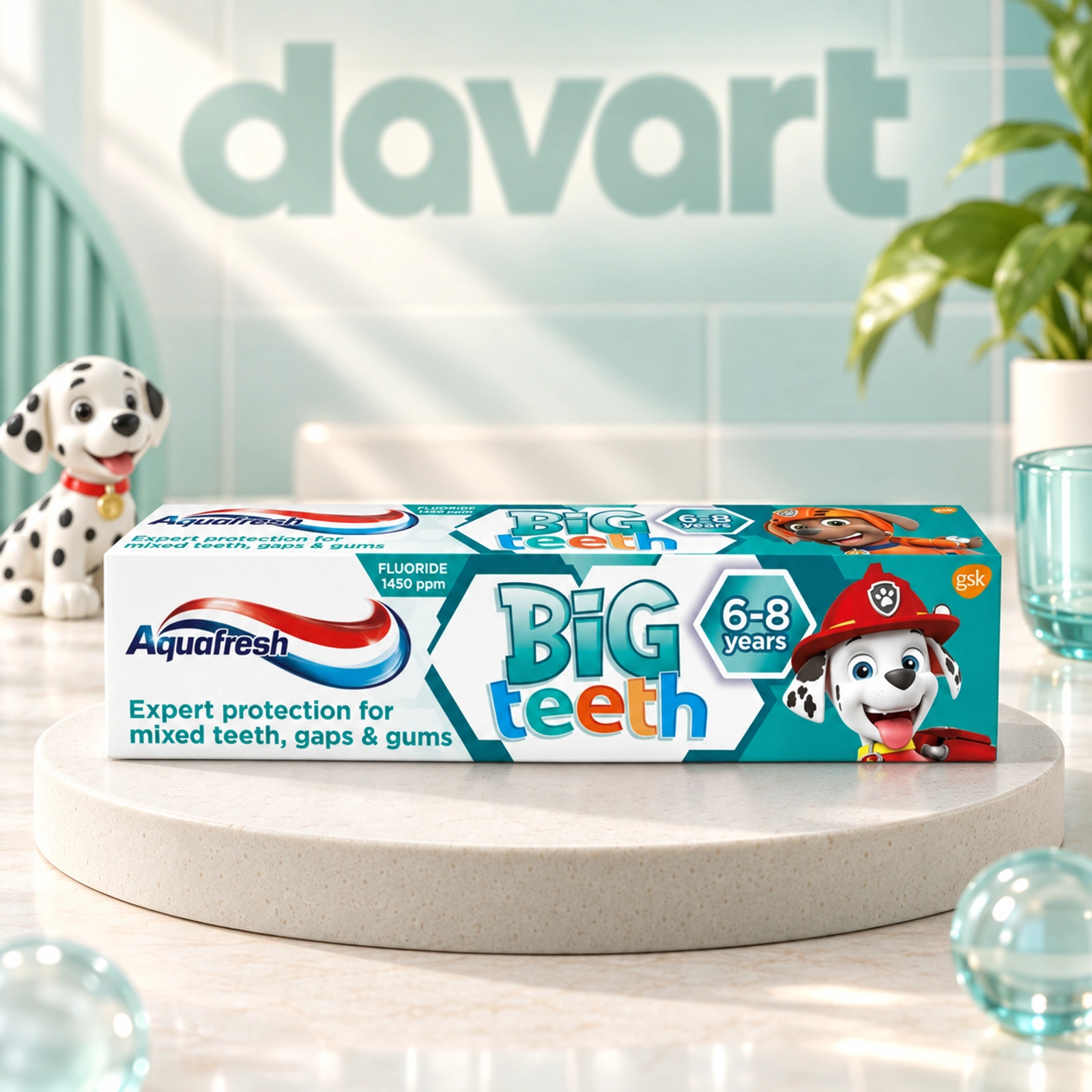 Aquafresh Pastă de Dinți 50 ml · Big Theeth - 6–8 ani, 50 ml, imagine de referință