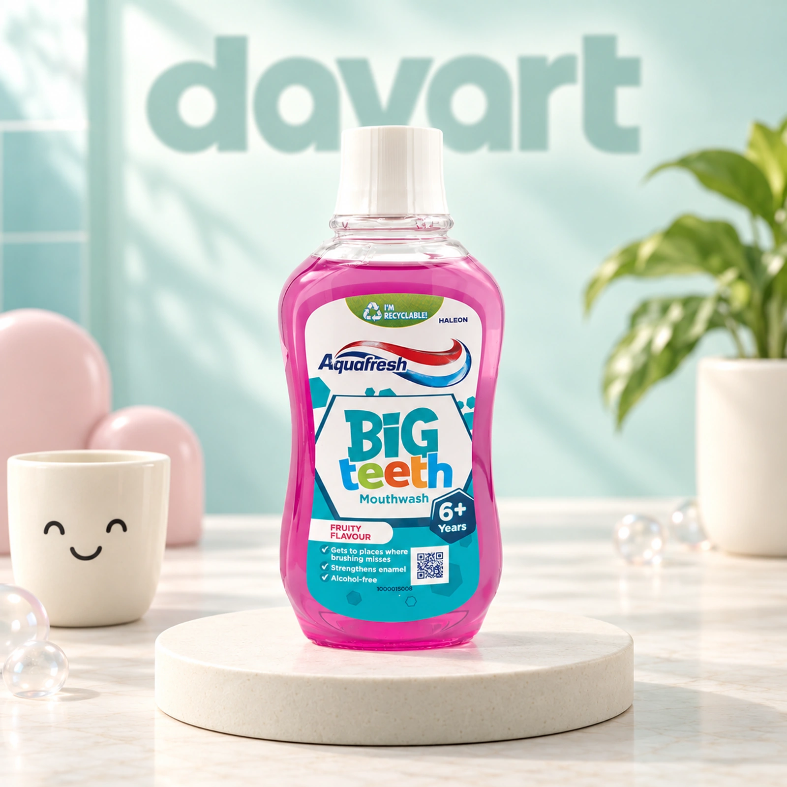Aquafresh Apă de Gură 300 ml · Big Teeth-Fruity Flavour, 300 ml, imagine de referință
