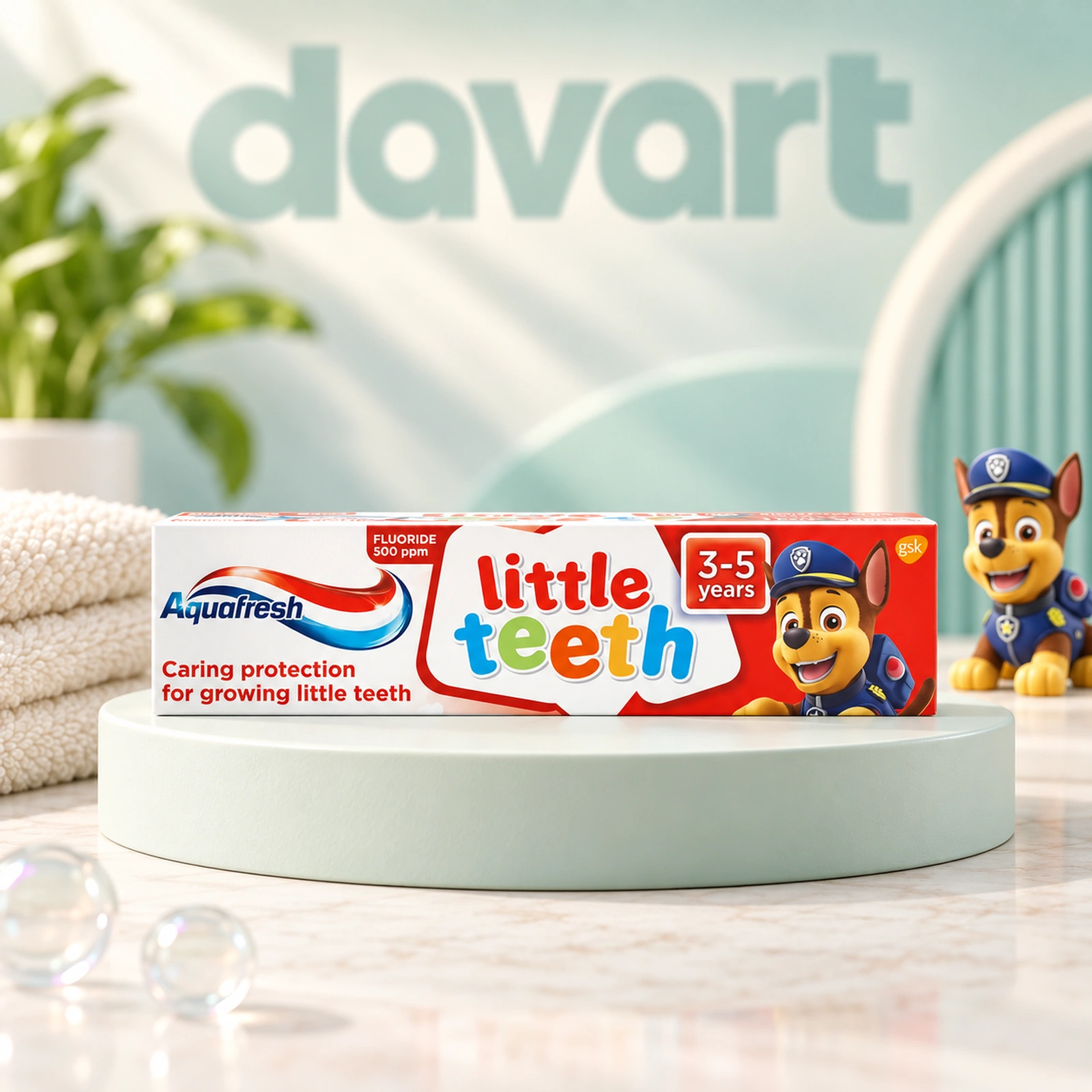 Aquafresh Pastă de Dinți 50 ml · Little Teeth - 3–5 ani, 50 ml, imagine de referință