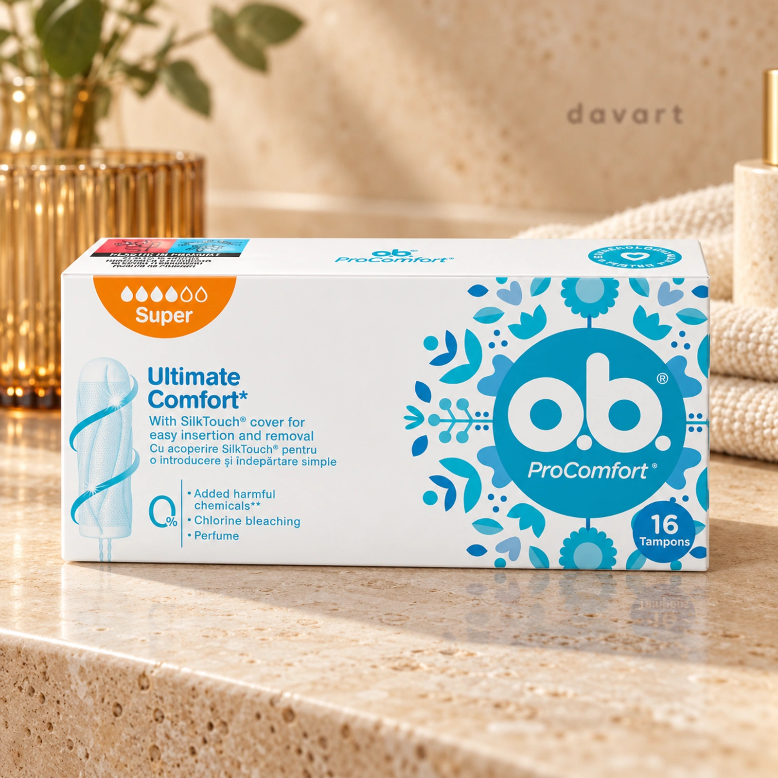 o.b. Absorbante 16 buc/set Procomfort Super, 16 buc., imagine de referință
