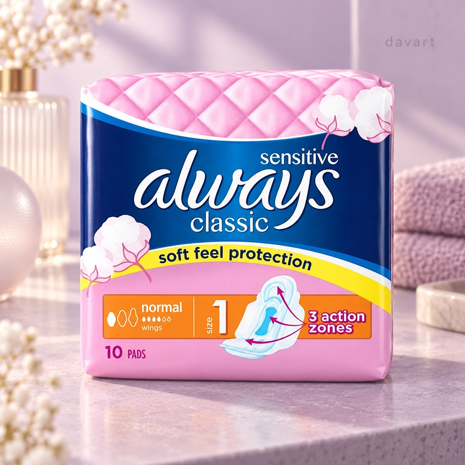 Always Absorbante S1- Sensitive, 10 buc., imagine de referință