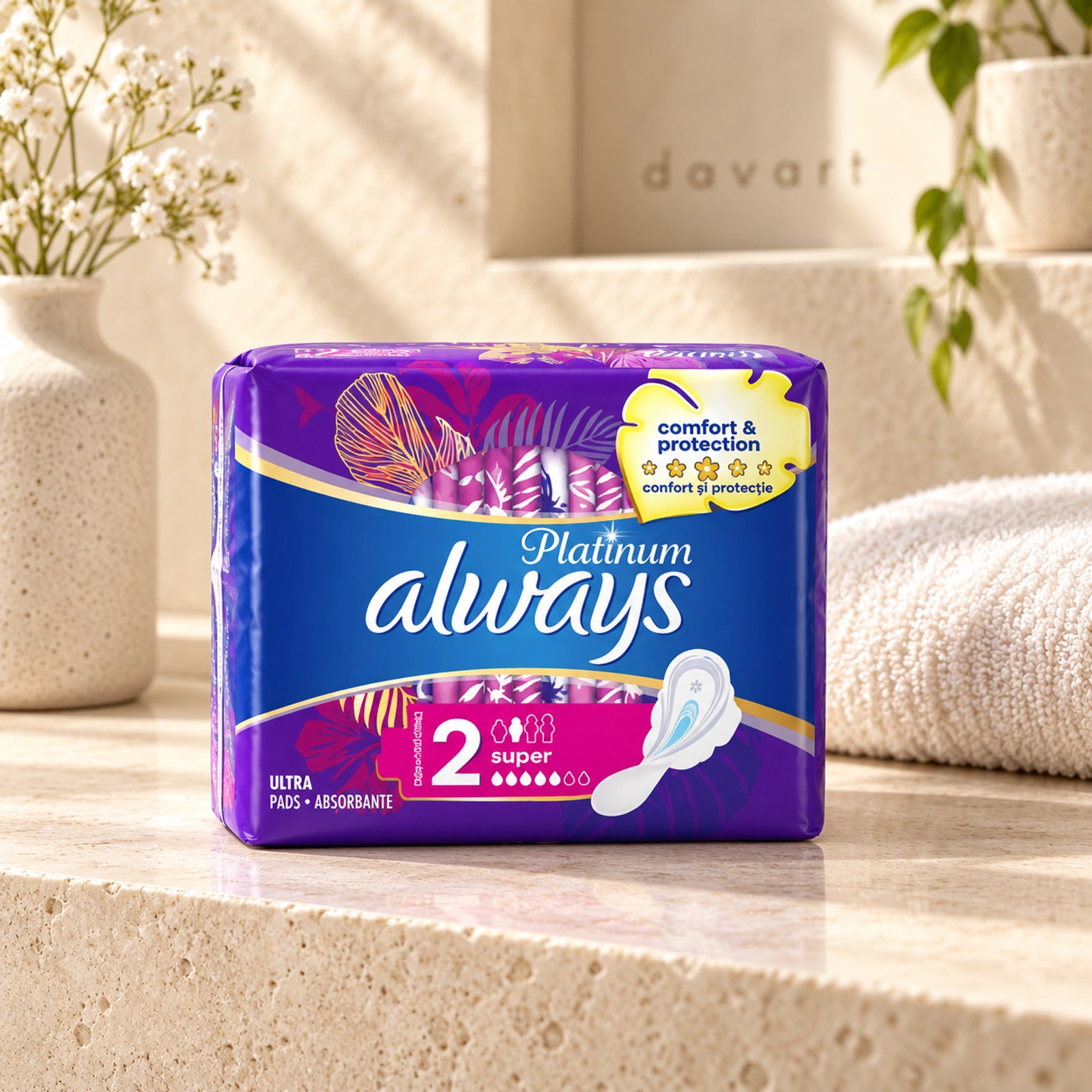 Always Absorbante Zilnice Platinum Mov, 50 buc., imagine de referință