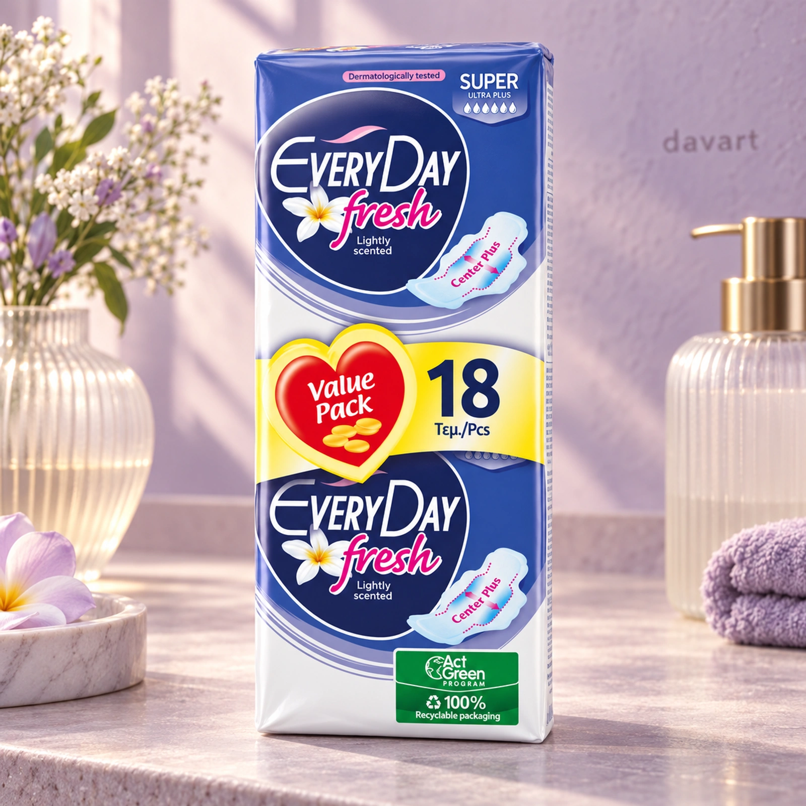 Everyday Absorbante S Fresh Up Super, Format de verificat, imagine de referință