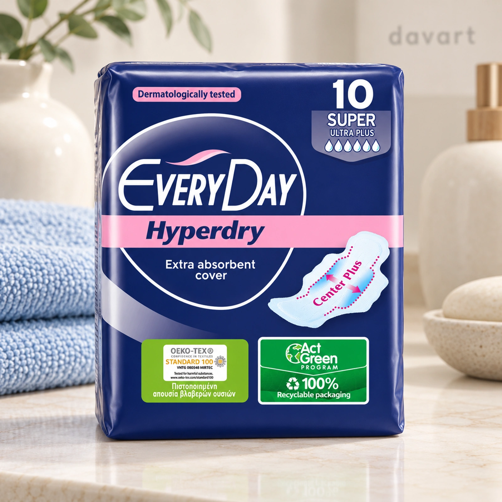Everyday Absorbante D Hiperdry Super, Format de verificat, imagine de referință