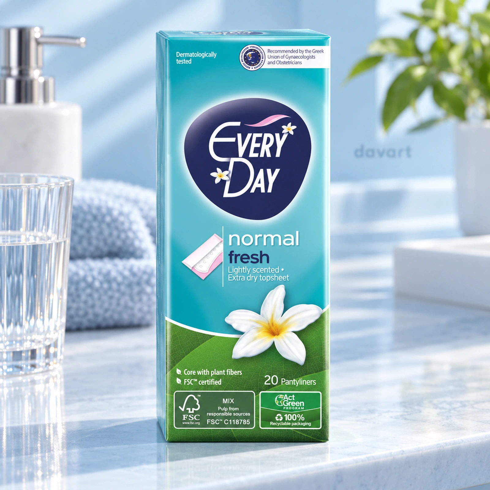 Everyday Absorbante Zilnice Fresh, 20 buc., imagine de referință