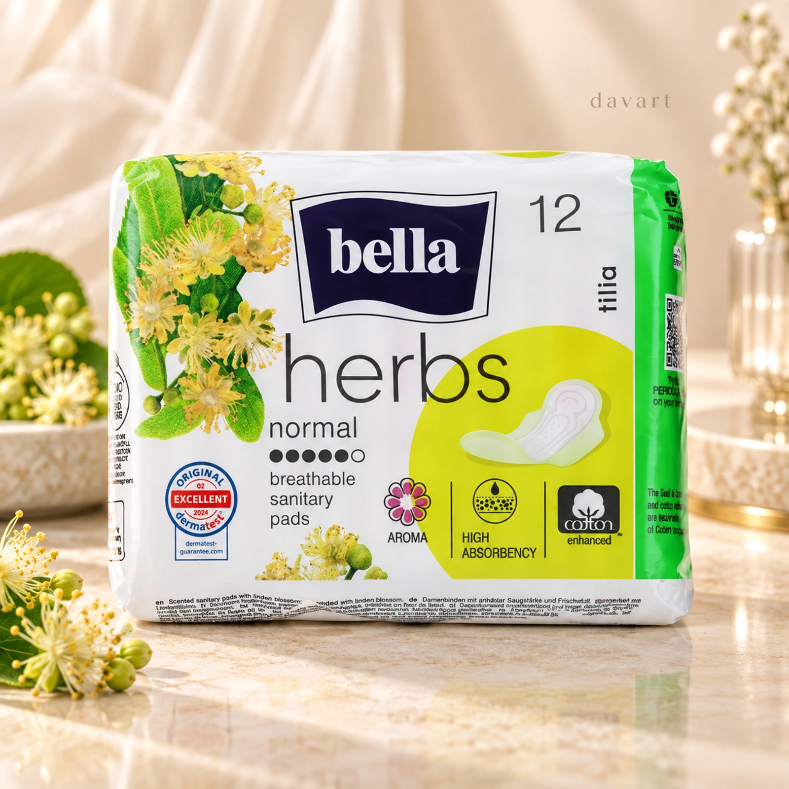 Bella Absorbante Herbs Tilia, 12 buc., imagine de referință