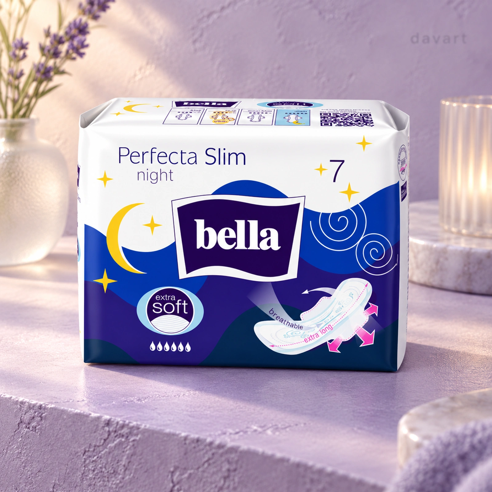 Bella Absorbante Perfecta Slim- Night Extra Soft, 7 buc., imagine de referință