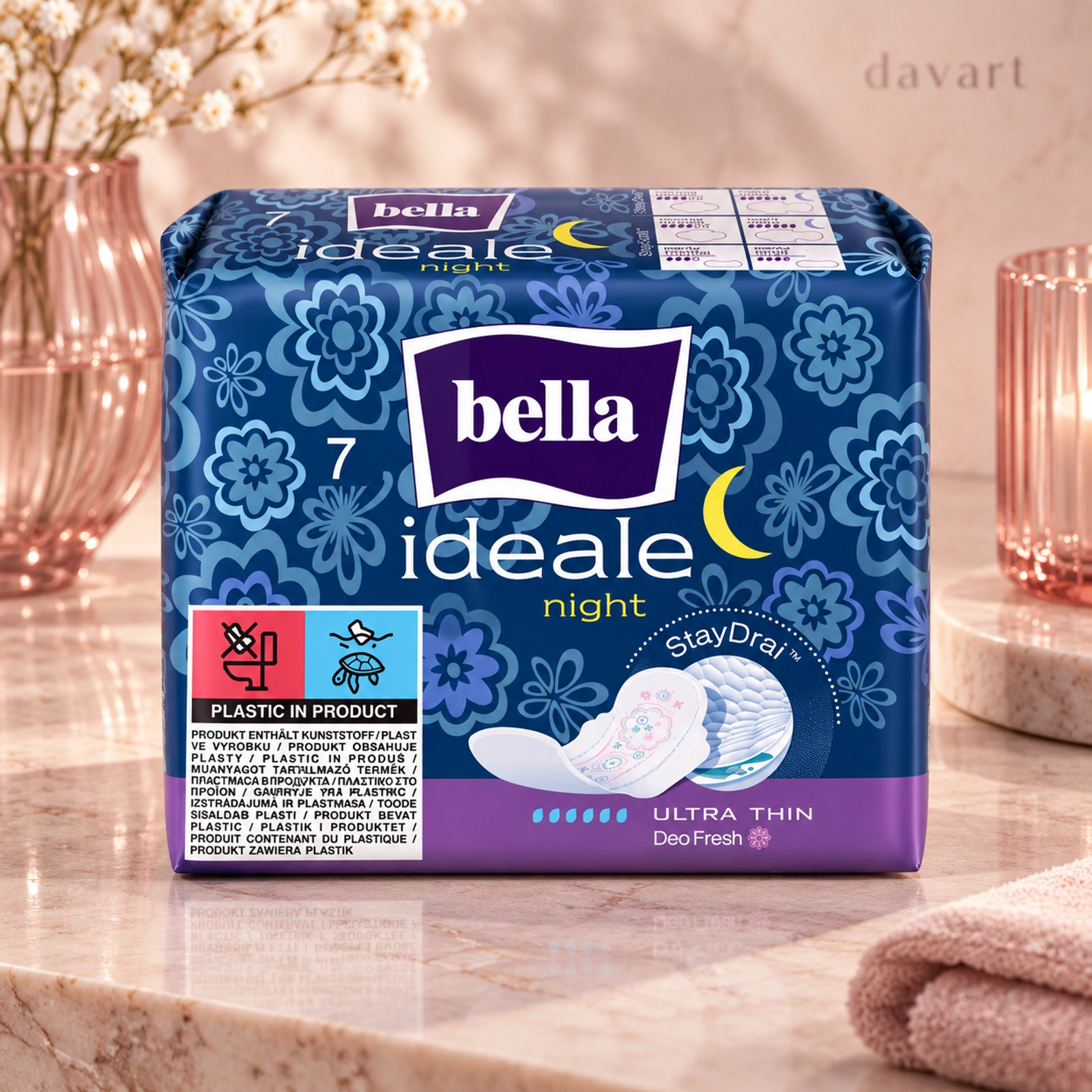 Bella Absorbante Ideale- Night, 7 buc., imagine de referință