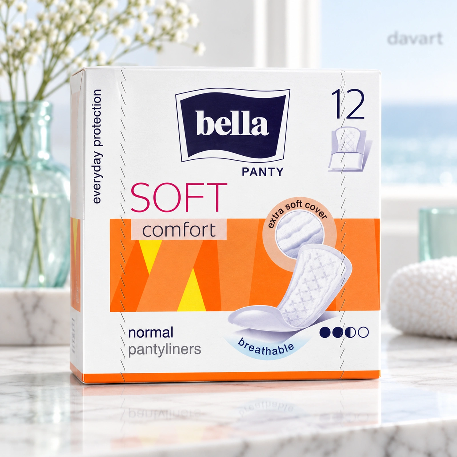 Bella Absorbante Zilnice Soft Confort, 12 buc., imagine de referință