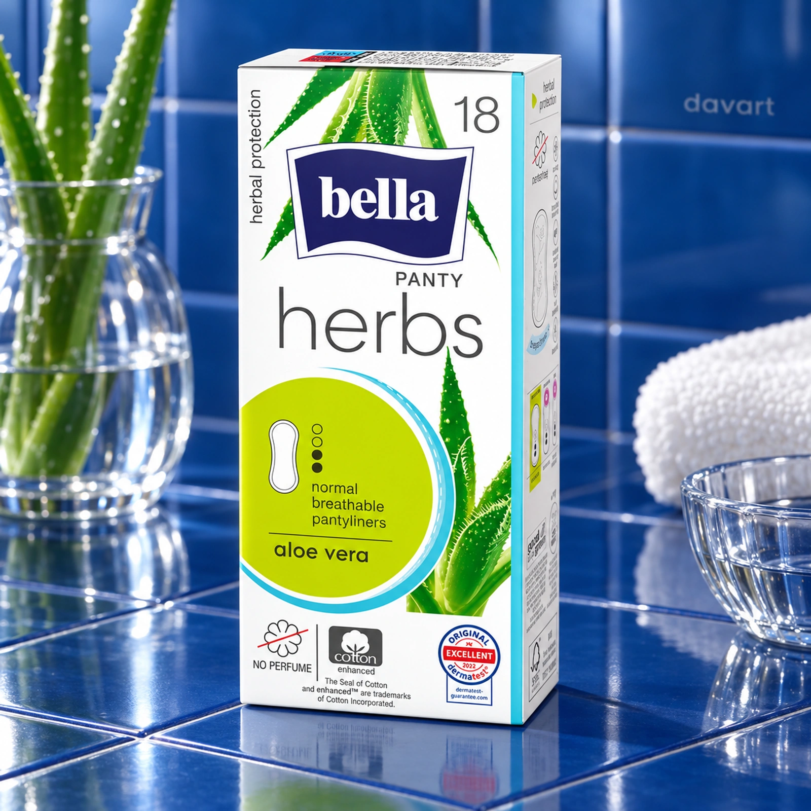 Bella Absorbante Zilnice Herbs - Aloe Vera, 18 buc., imagine de referință