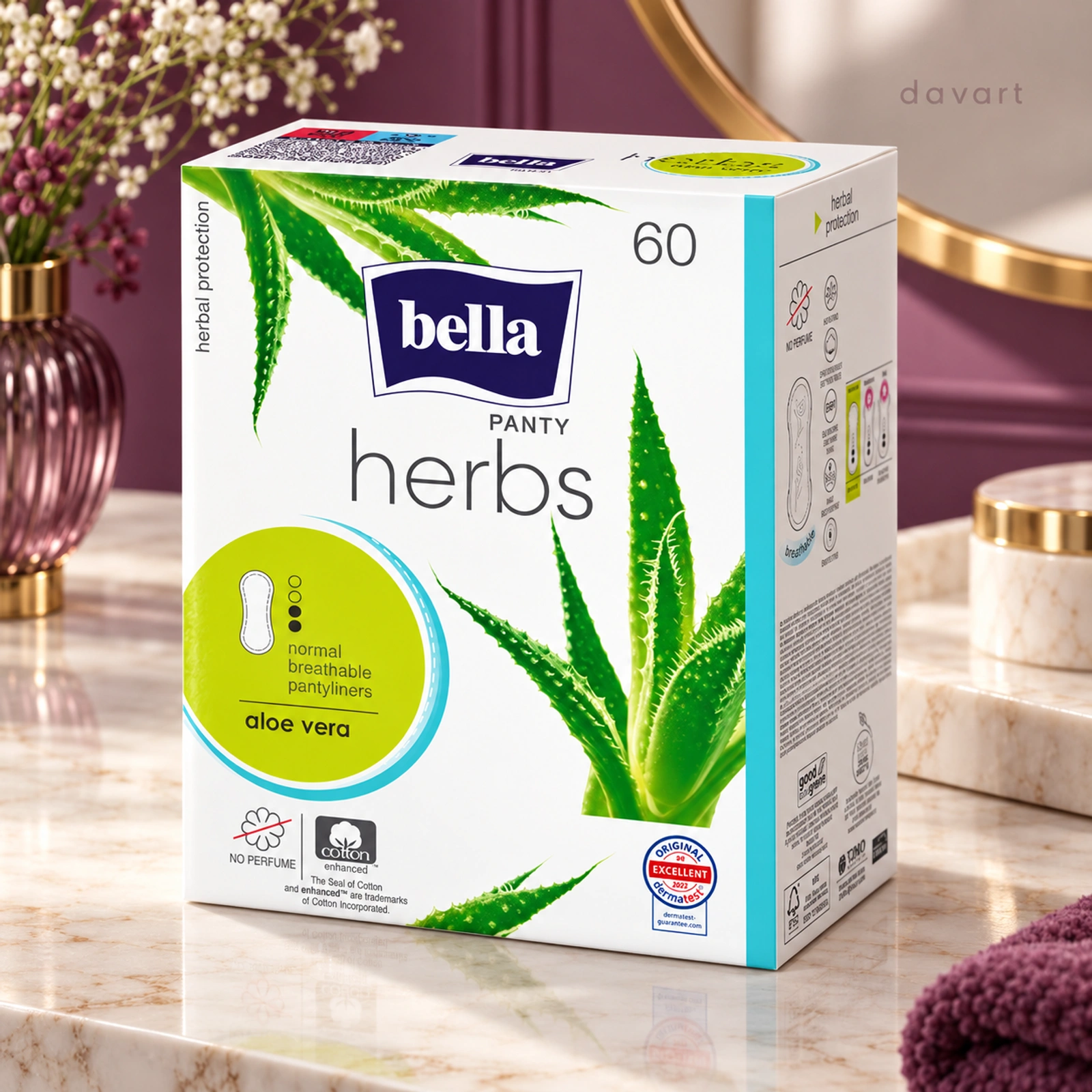Bella Panty Aloe Vera, 60 buc., imagine de referință