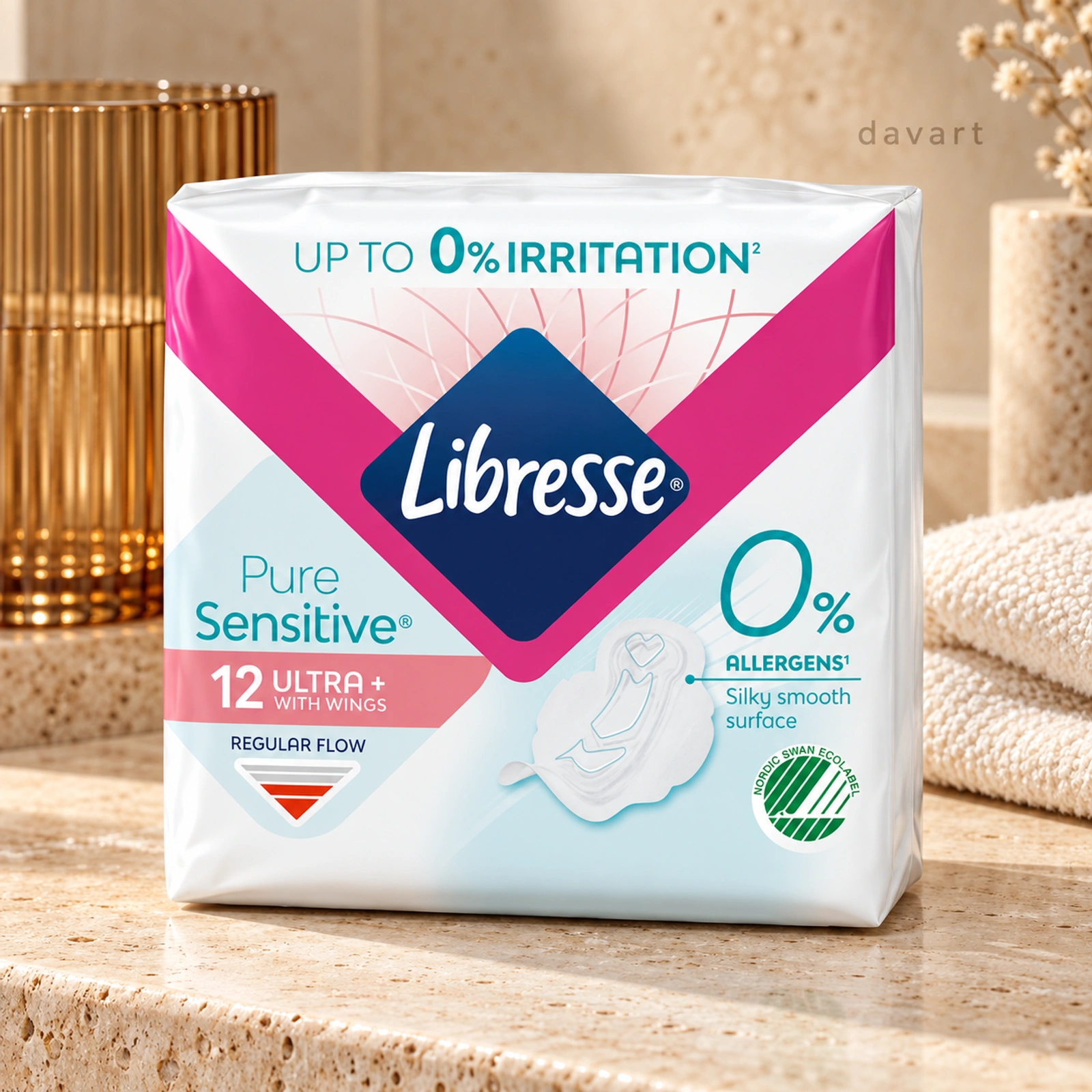 Libresse Absorbante Pure Sensitive, 12 buc., imagine de referință