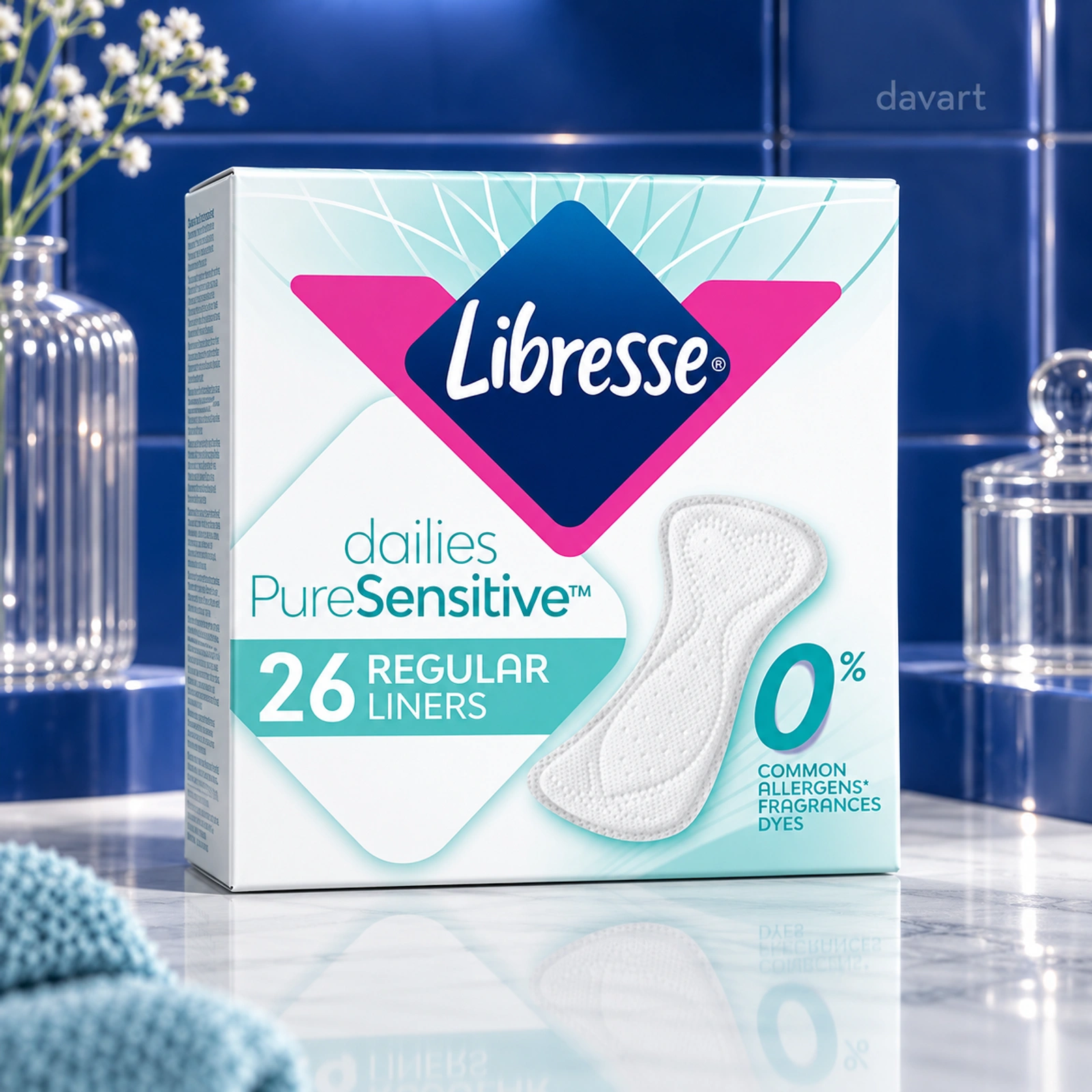Libresse Absorbante Zilnice Pure Sensitive, 26 buc., imagine de referință