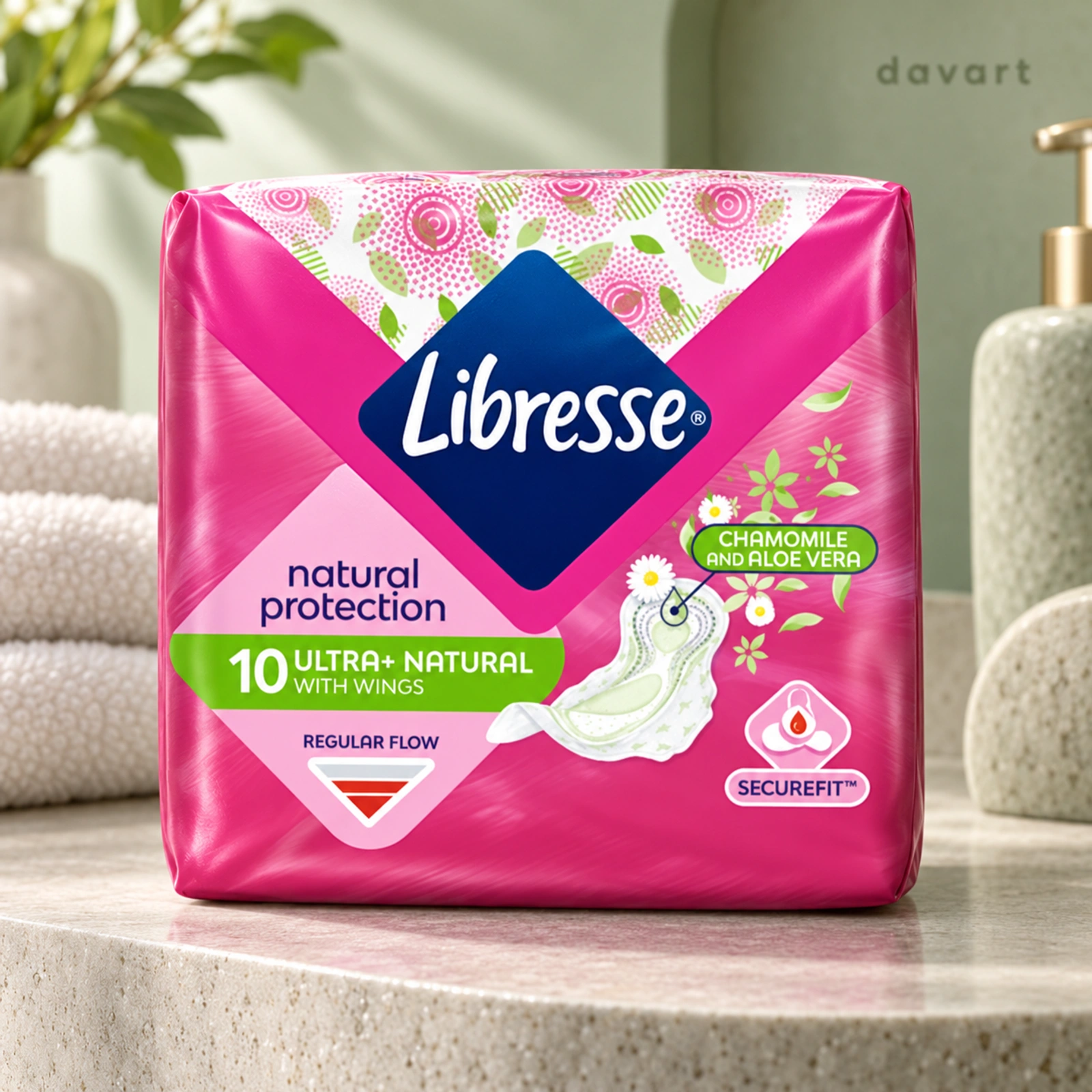 Libresse Absorbante Roz Ultra, 10 buc., imagine de referință