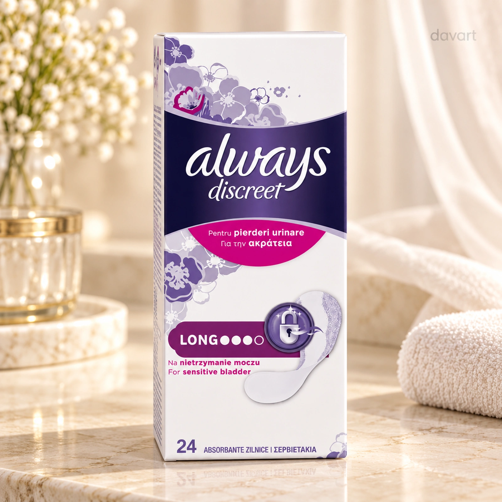 Always Absorbante Zilnice Long - Fn, 40 buc., imagine de referință