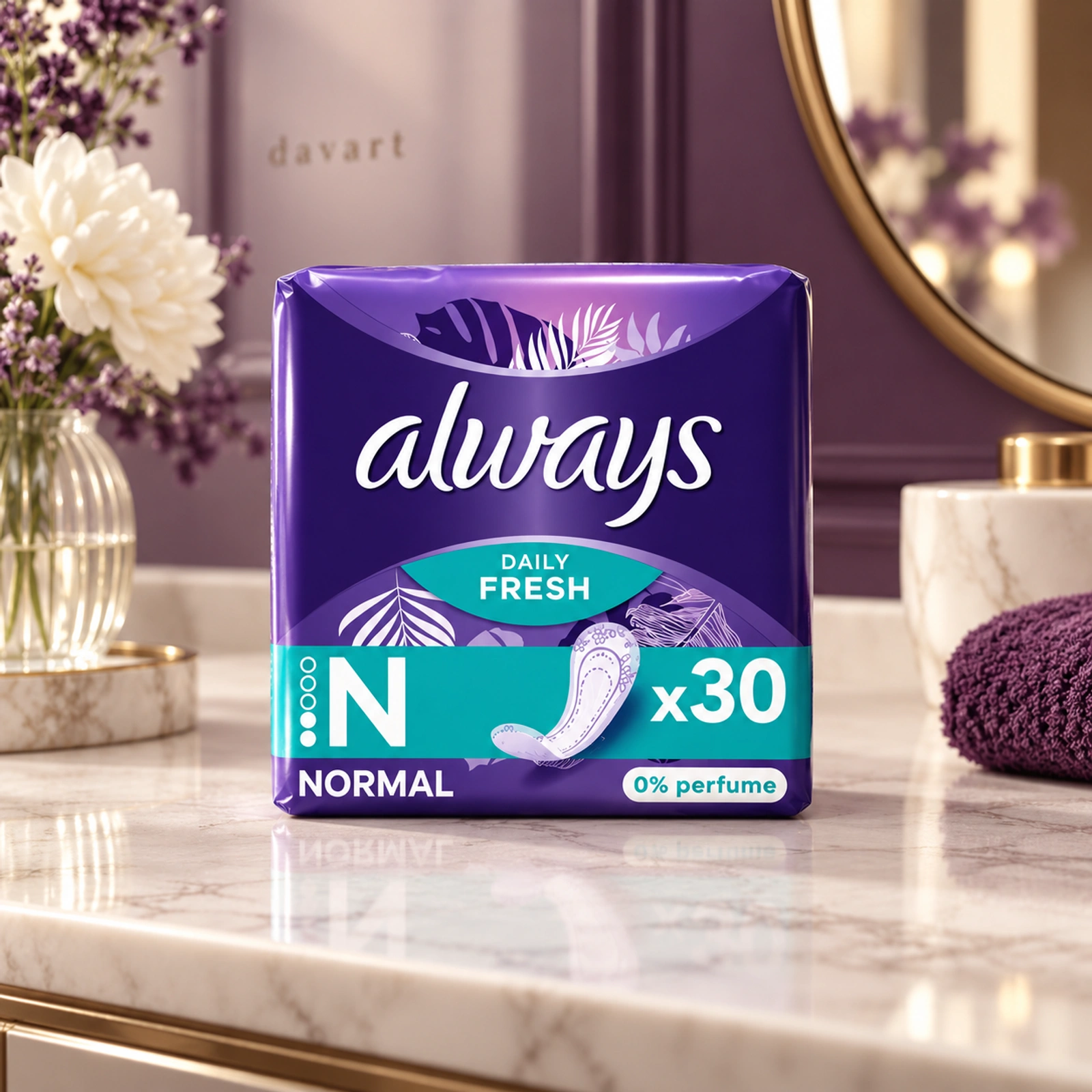 Always Absorbante Zilnice Fresh Scent-Normal, 30 buc., imagine de referință