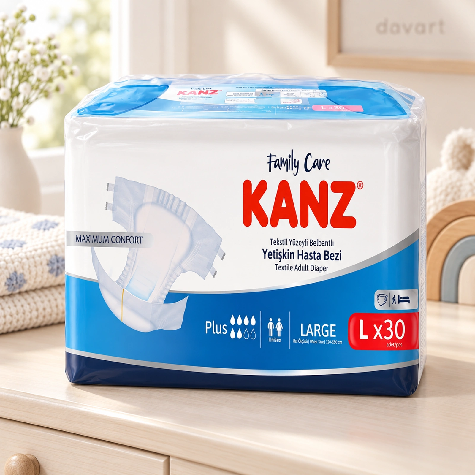 Kanz Scutece Adult l, 30 buc., imagine de referință