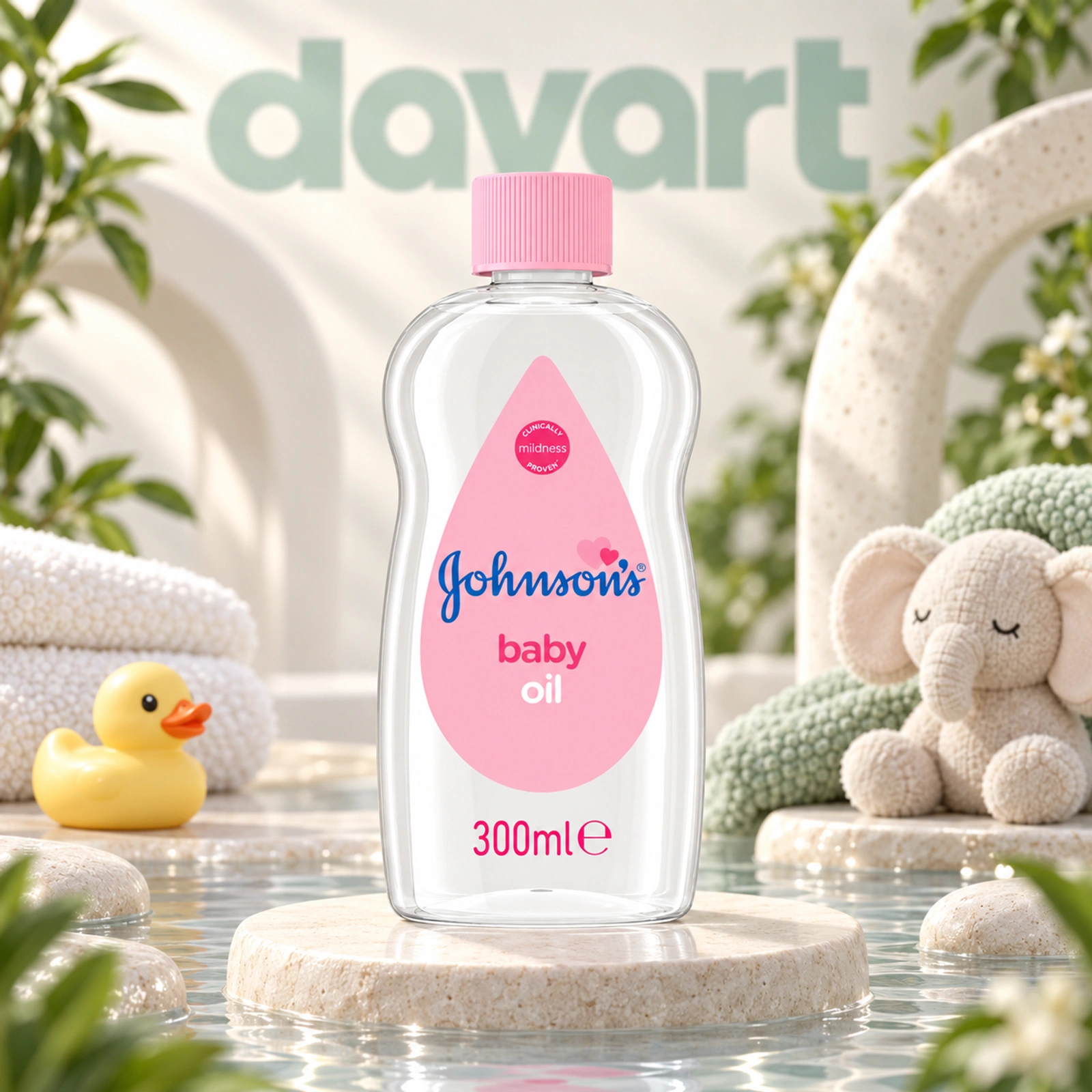 Johnson’s Baby Ulei 300 ml · Roz, 300 ml, imagine de referință