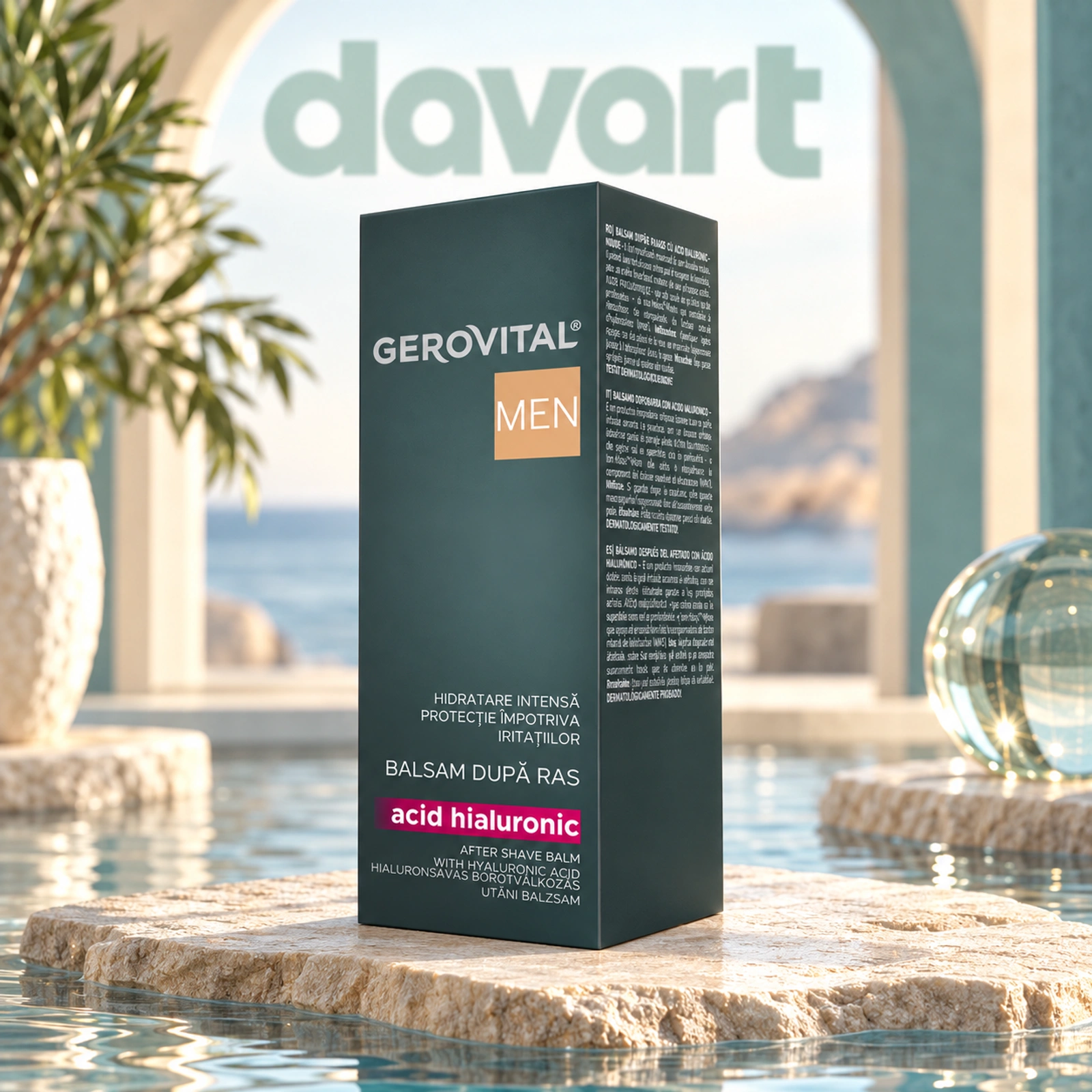 Gerovital Balsam după Ras Men 3390-Acid Hialuronic, 100 ml, imagine de referință