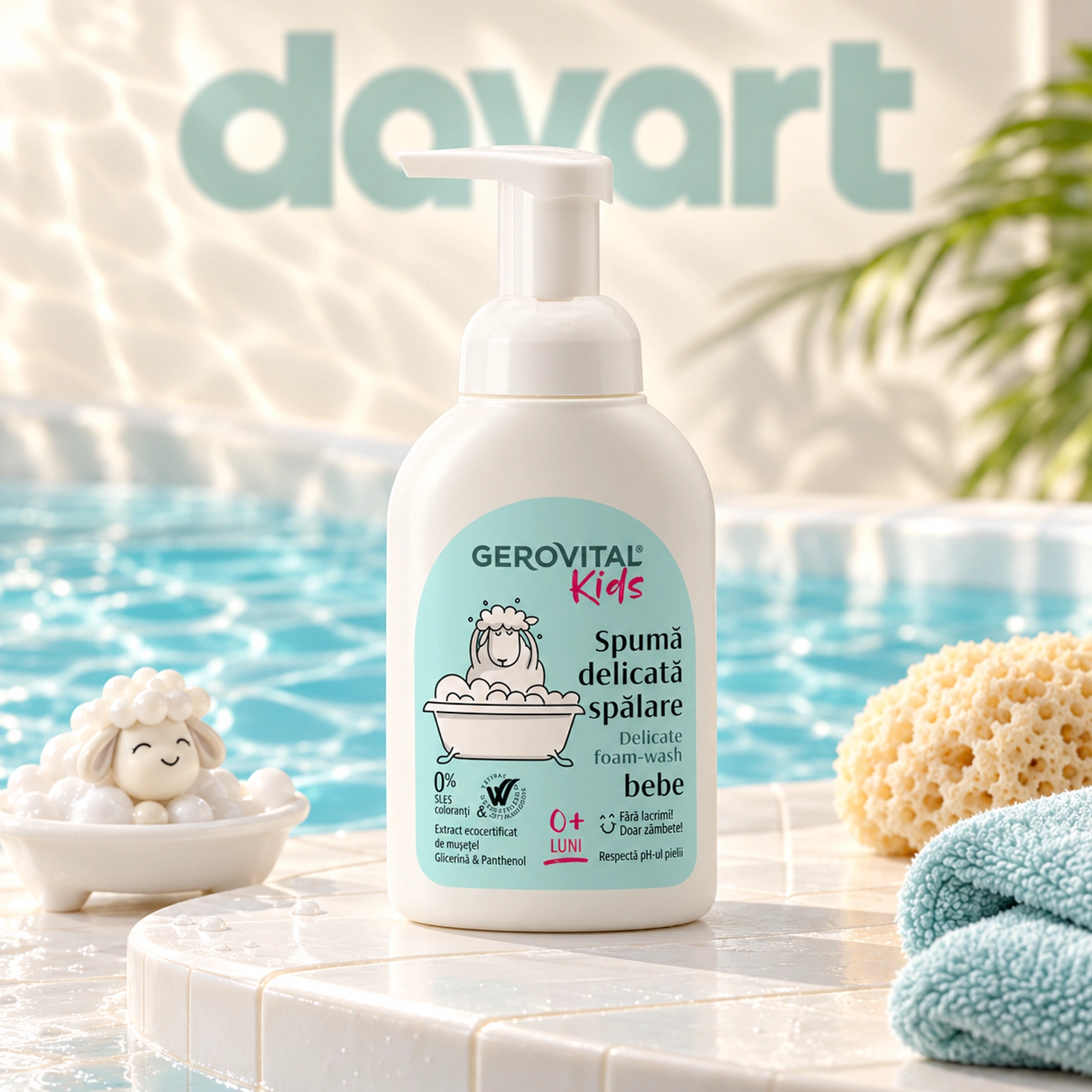 Gerovital Kids Spuma Spalare 300 ml · 7530-Delicata, 300 ml, imagine de referință