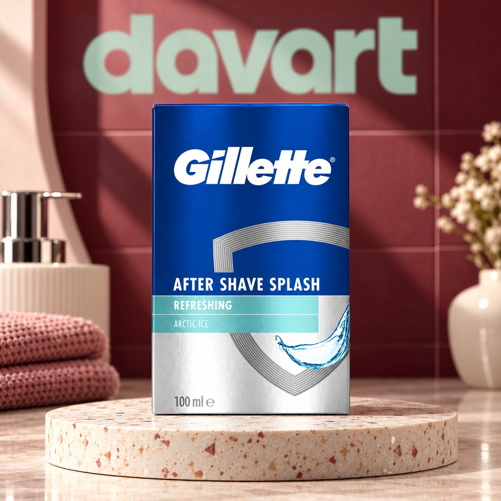 Gillette Loțiune după Ras Refreshing - Arctic Ice, 100 ml, imagine de referință
