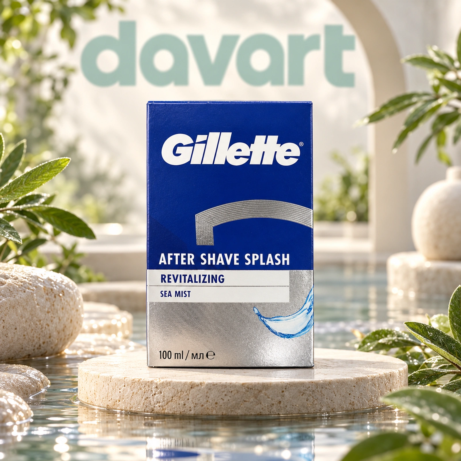 Gillette Loțiune după Ras Revitalizing - Sea Mist, 100 ml, imagine de referință