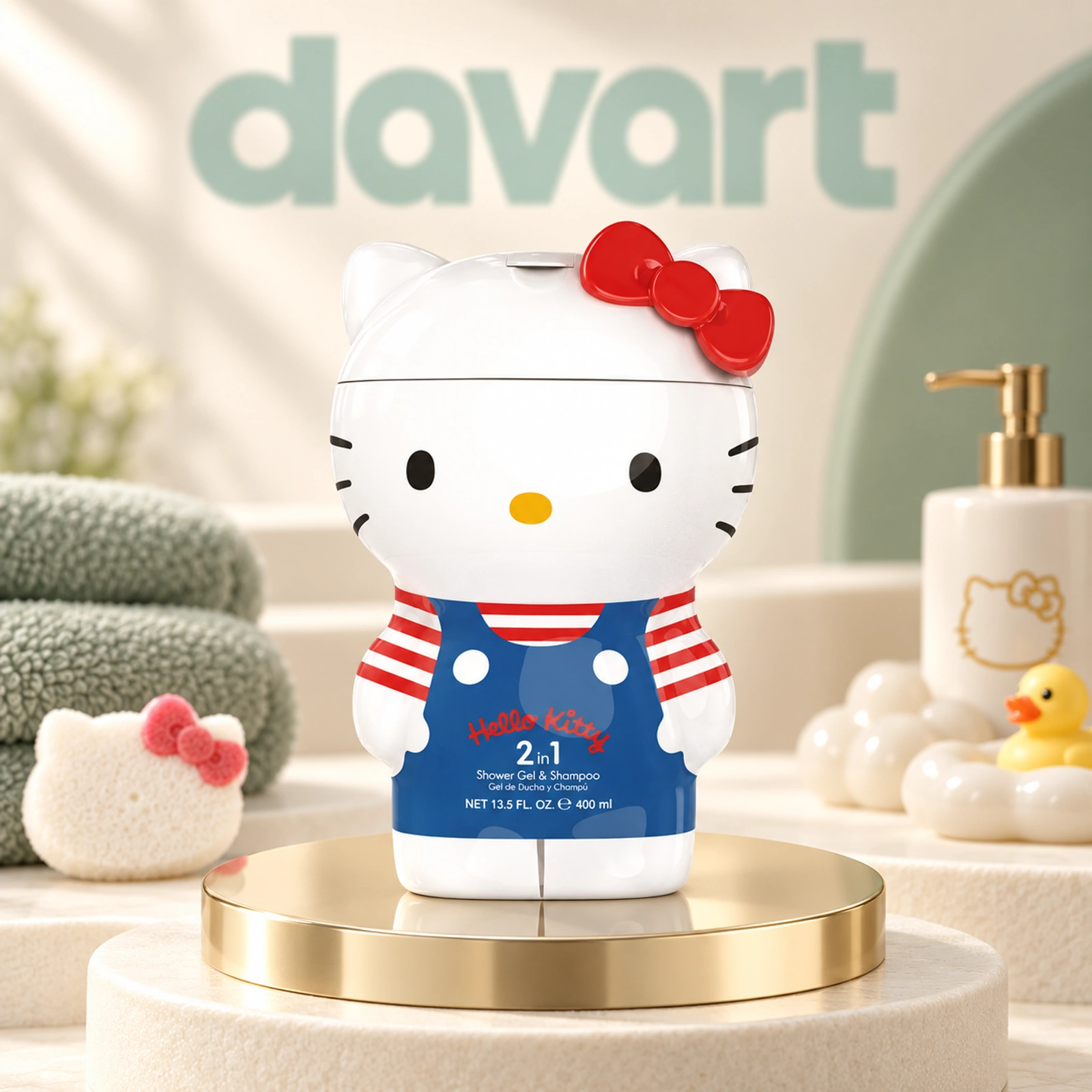AV 2in1 Gel de Duș Șampon Figurina 400 ml · Hello Kitty, 400 ml, imagine de referință