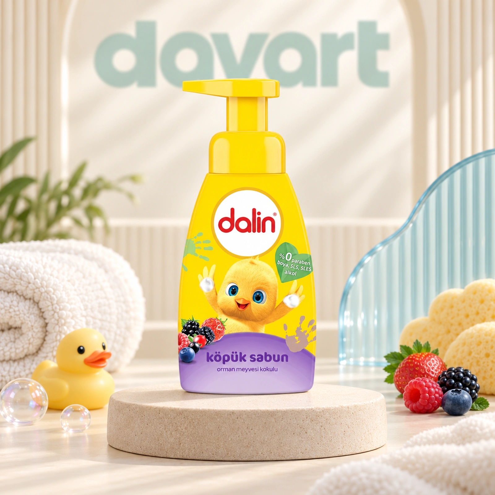 Dalin Sapun Spuma Copii 200 ml · Mixed Berries, 200 ml, imagine de referință