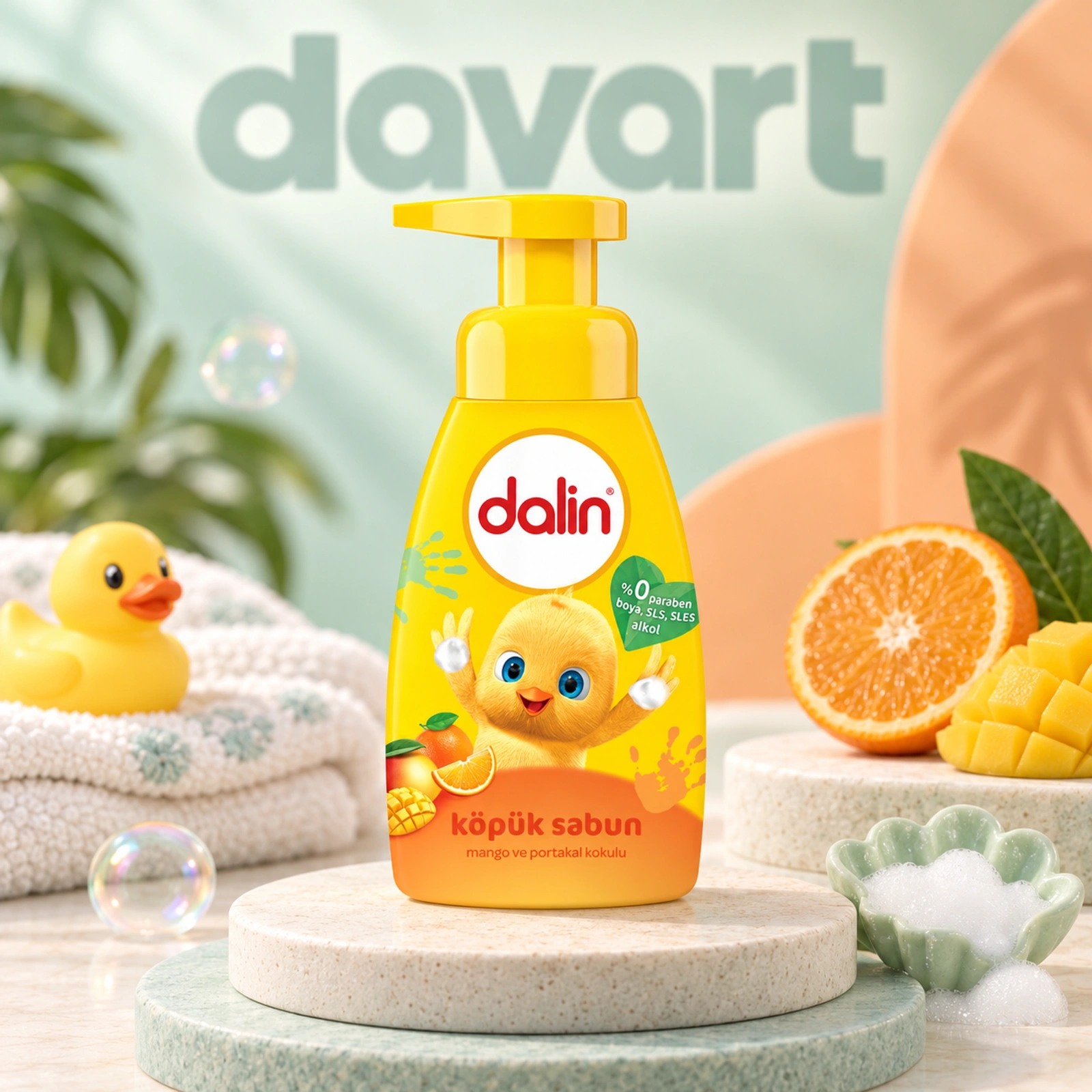 Dalin Sapun Spuma Copii 200 ml · Mango & Orange, 200 ml, imagine de referință