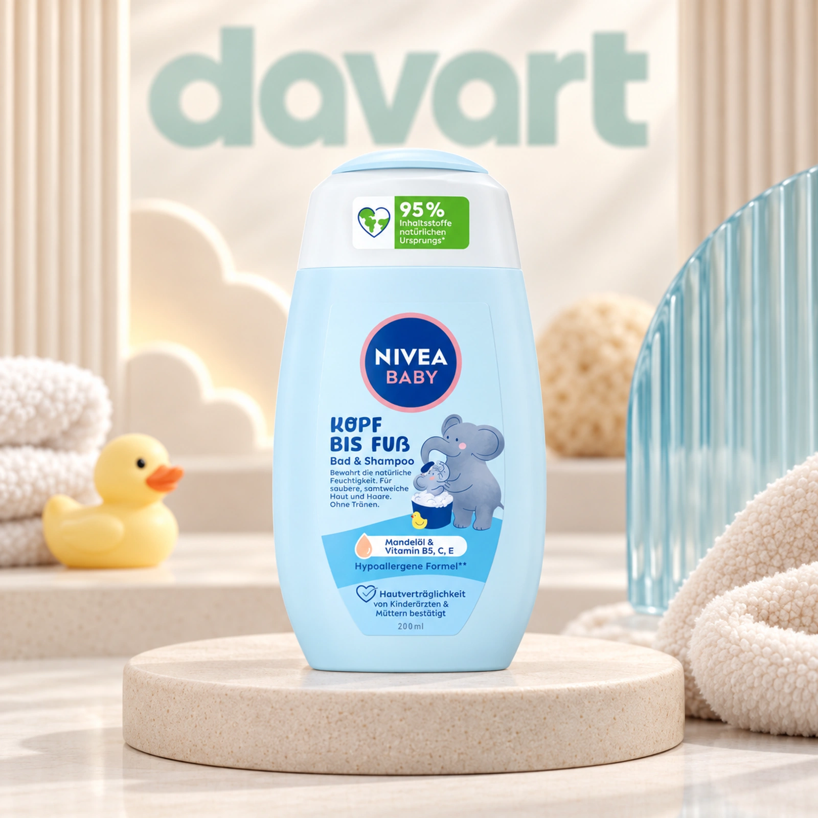 NIVEA Baby Gel de Duș 200 ml · Almond Oil, 200 ml, imagine de referință