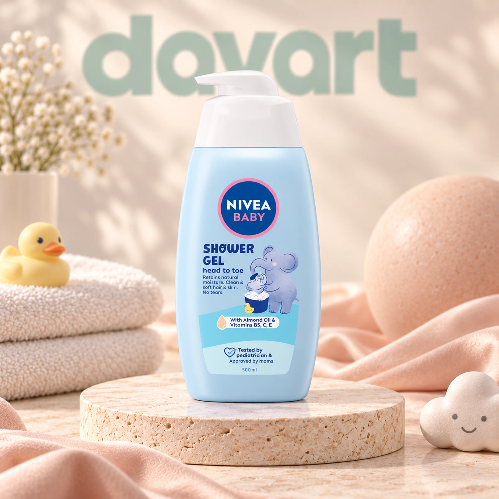 NIVEA Baby Gel de Duș 500 ml, 500 ml, imagine de referință