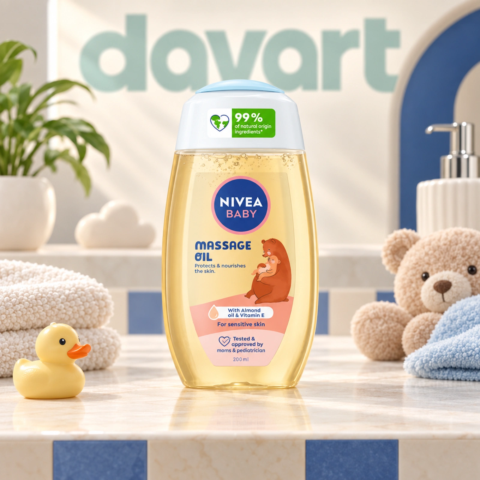 NIVEA Baby Ulei Corp 200 ml, 200 ml, imagine de referință