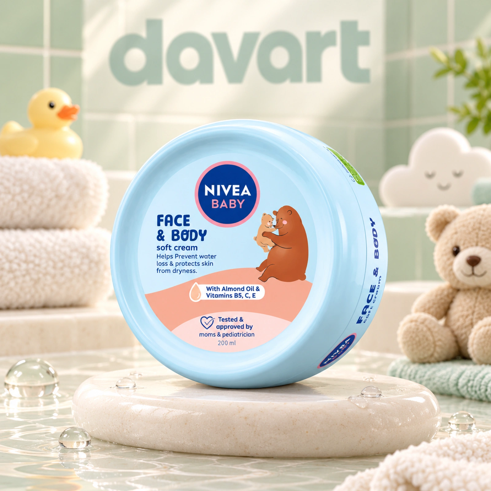 NIVEA Crema Baby 200 ml · Face&Body, 200 ml, imagine de referință