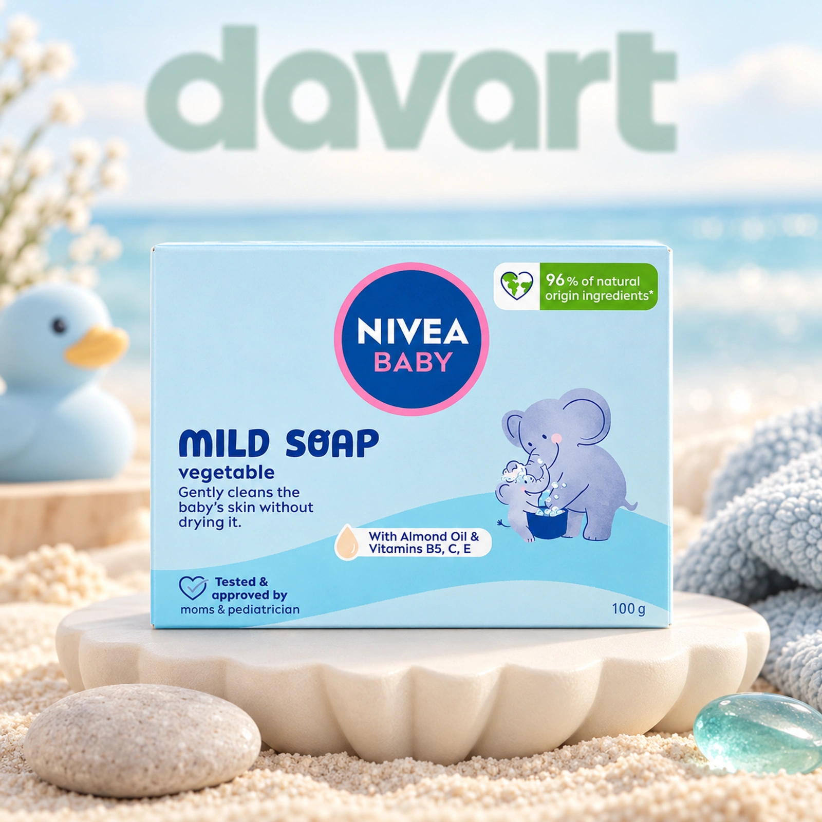 NIVEA Baby Sapun Solid 100 g · Mild, 100 g, imagine de referință
