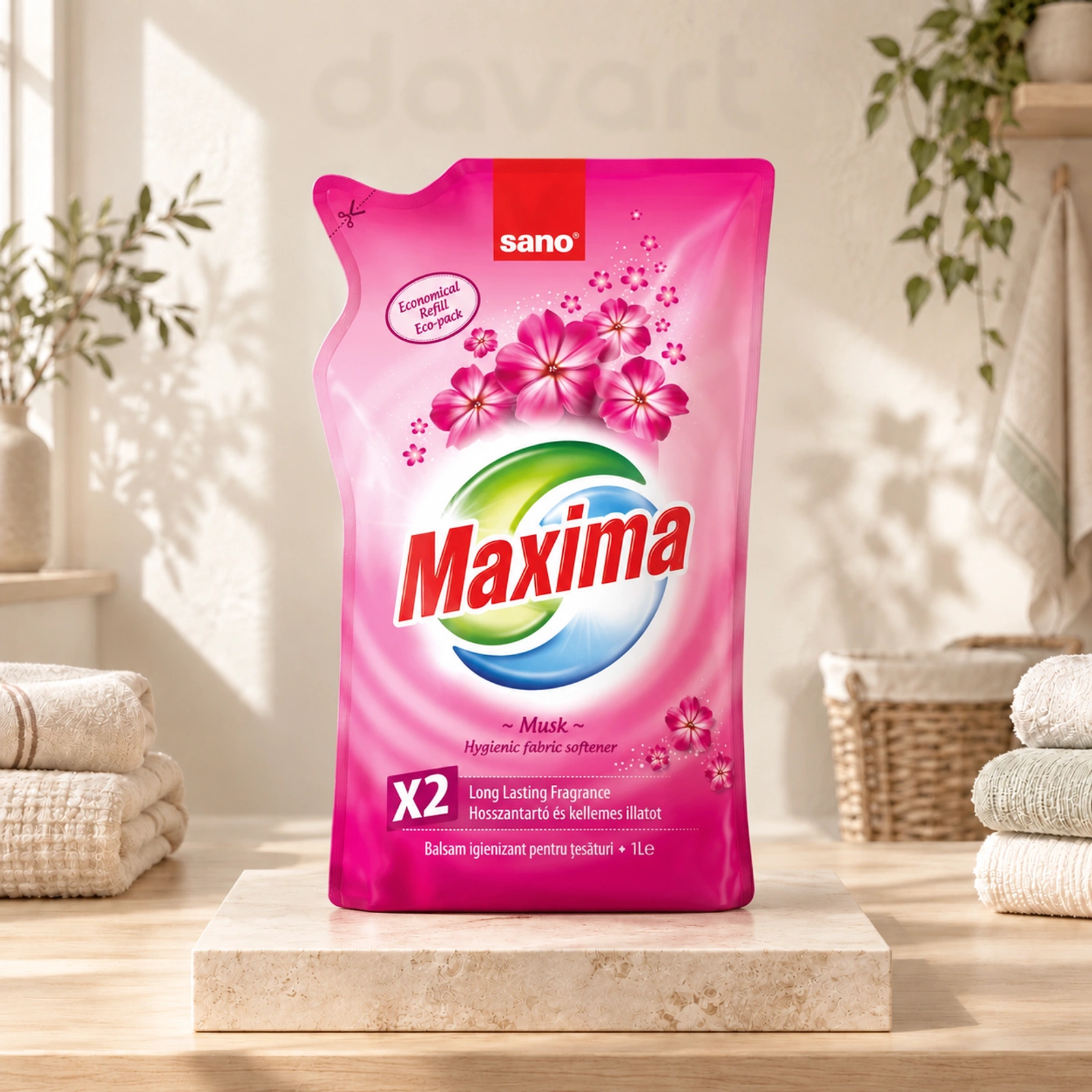 Sano Maxima Balsam Punga Musk Rezerva, 1 l, imagine de referință
