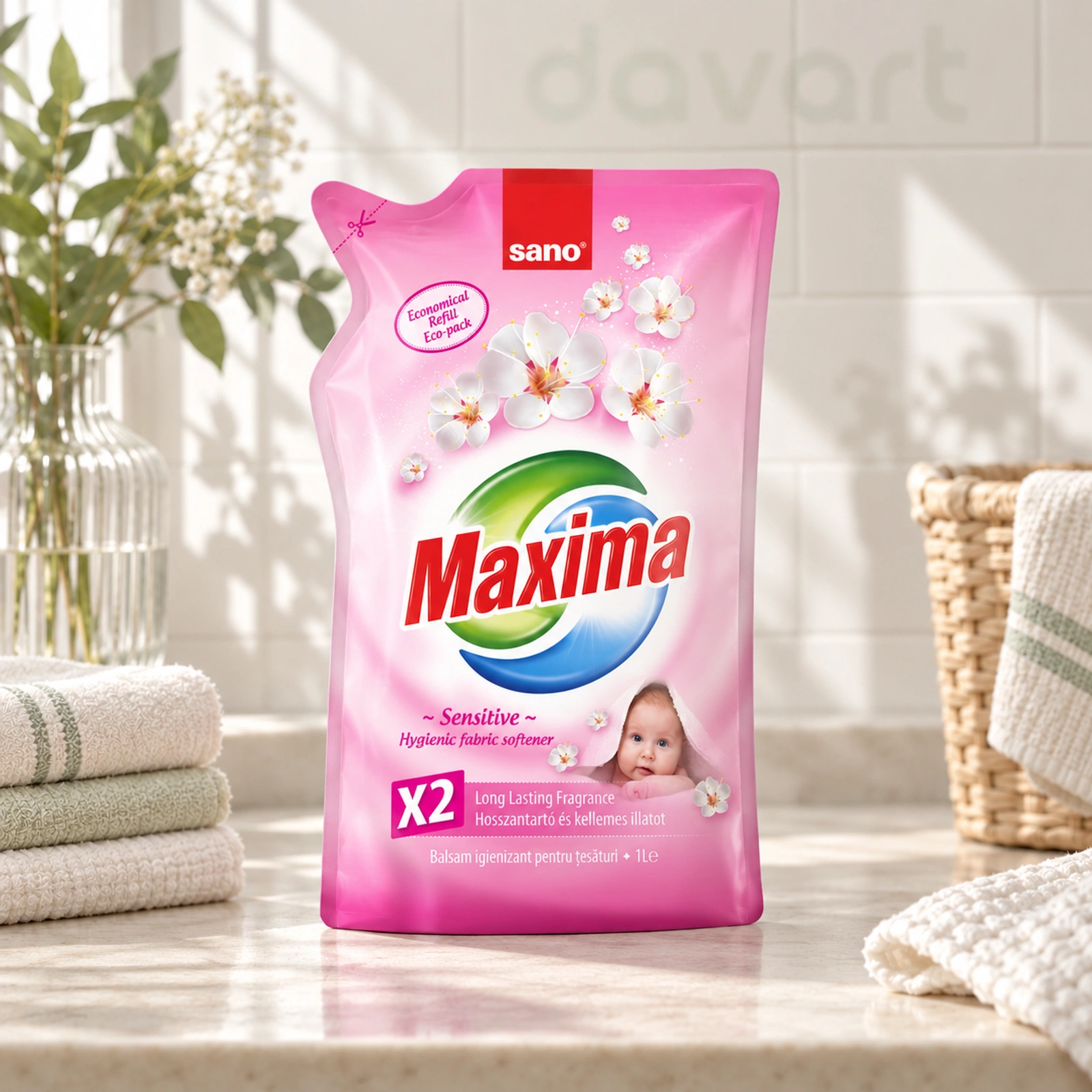 Sano Maxima Balsam Punga Sensitive, 1 l, imagine de referință