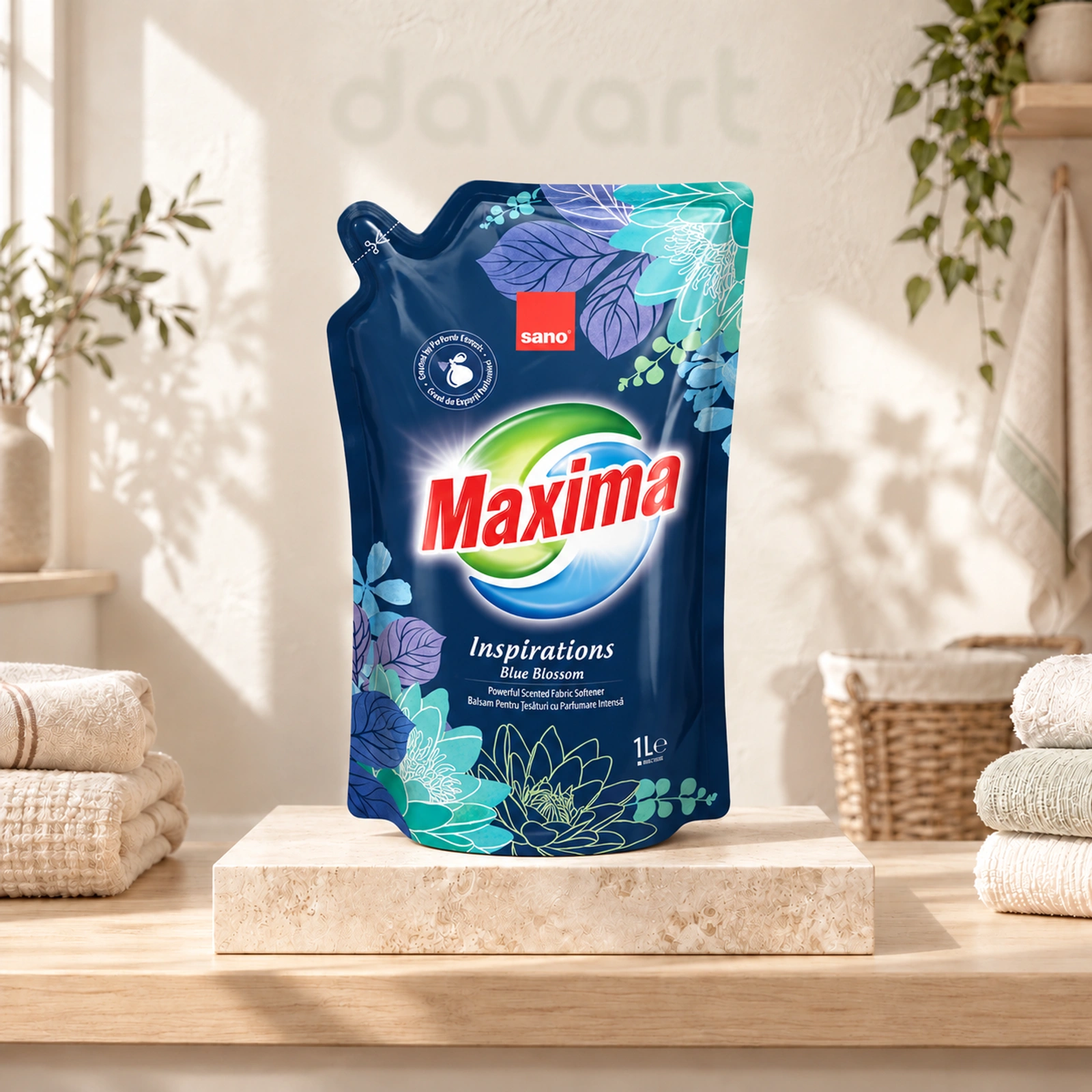 Sano Maxima Balsam Blue Blossom Punga, 1 l, imagine de referință