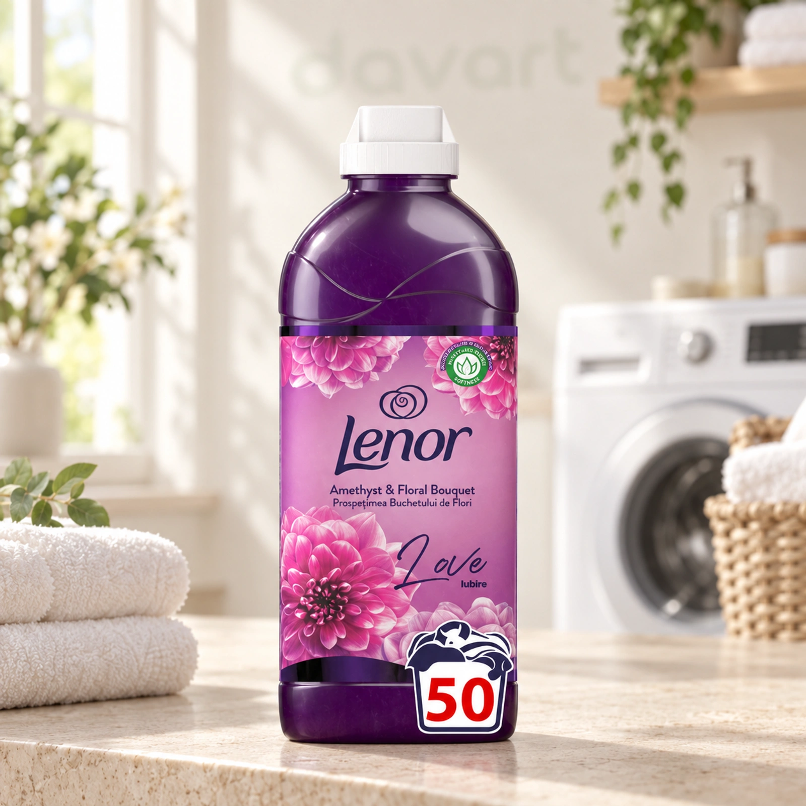 Lenor Balsam Haine Amethyst Mov, 1.5 l, imagine de referință