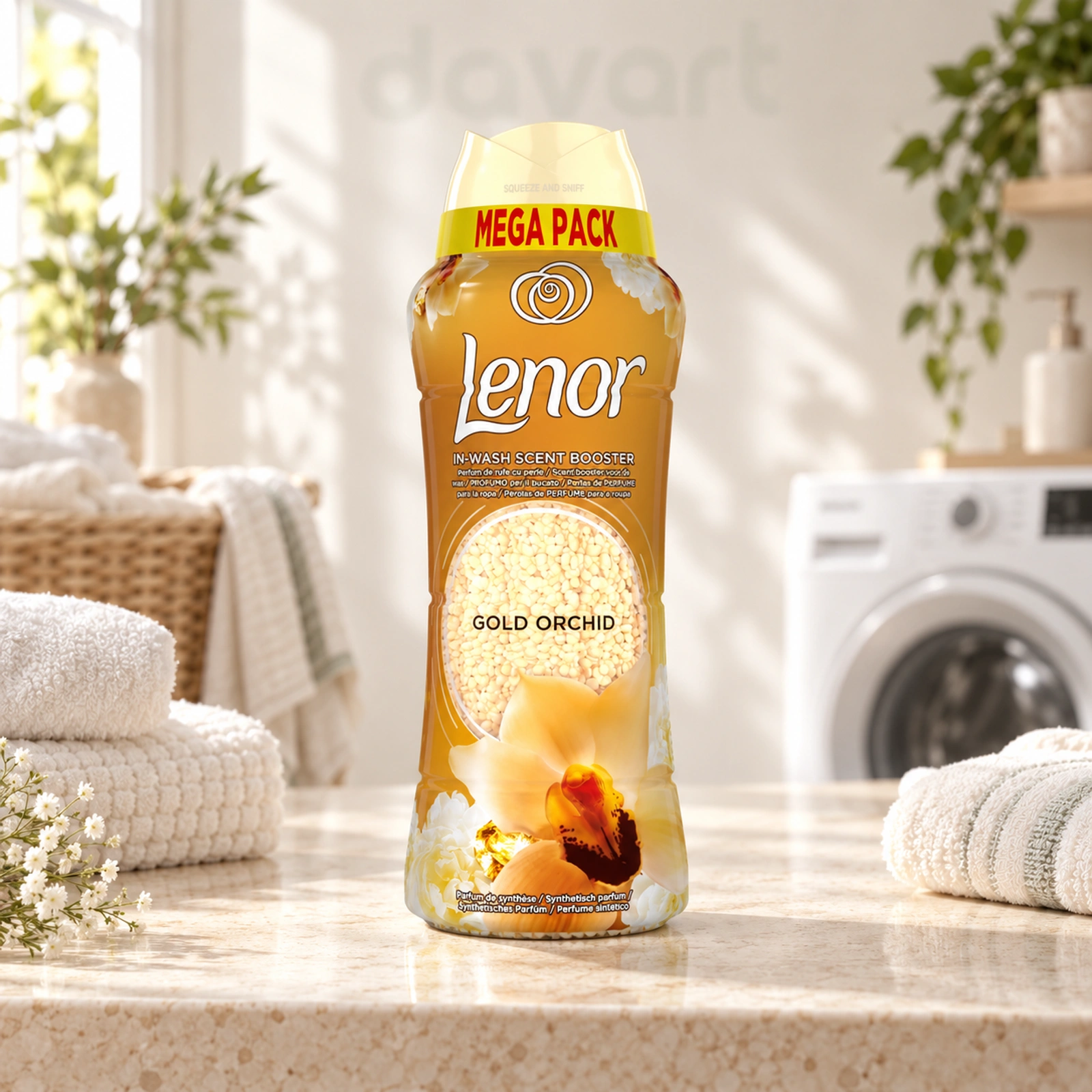 Lenor Balsam Haine Perle Gold Orchid, 570 g, imagine de referință