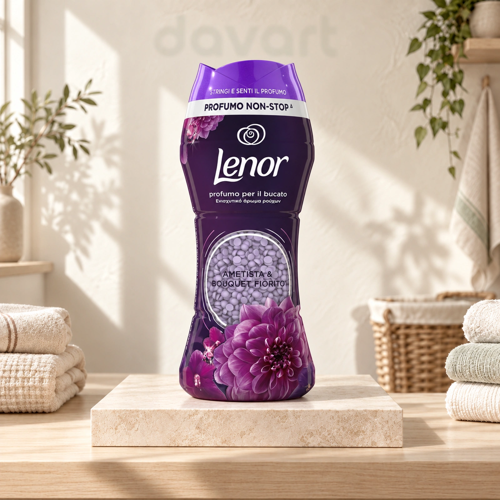 Lenor Balsam Haine Perle Ametista& Bouquet Fiorito, 210 g, imagine de referință